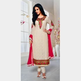 Zobeda’s Fashionable Shalwar Kamiz , Georgette with all over embroidered